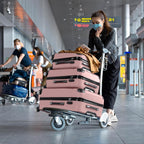 3-Piece Hard Shell Luggage Set with TSA Lock – 20/24/28 Inch 360° Spinner Wheels